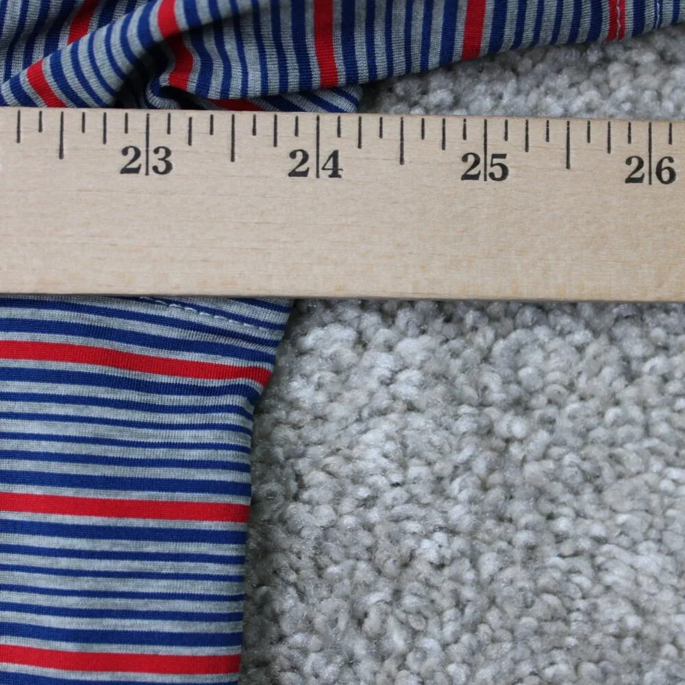 Vineyard Vines Performance Polo Shirt Mens Large Red/Blue Striped Stretch S/S - Picture 12 of 14